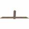 Ekena Millwork Eugene Smooth Timber Gable Bracket, Douglas Fir, 72"W x 27"H x 1 1/2"D x 5 1/2"F, 9/12 Pitch GBW072X27X0206EUG00SDF - alternate 3